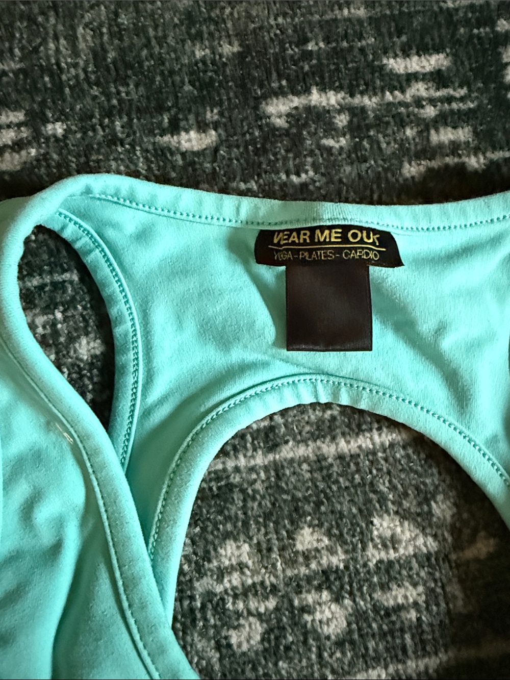 FREE Wear Me Out Classic Racerback Tank Top with Built In Bra - Picture 2 of 3